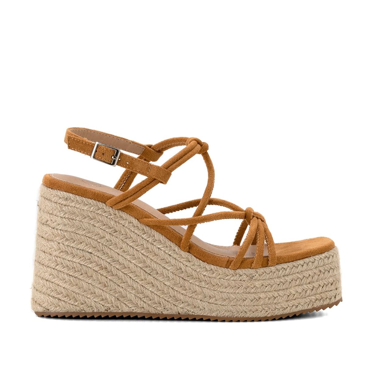 WEIDE - Sandalia Plataforma Camel Casual QIU321 Weide