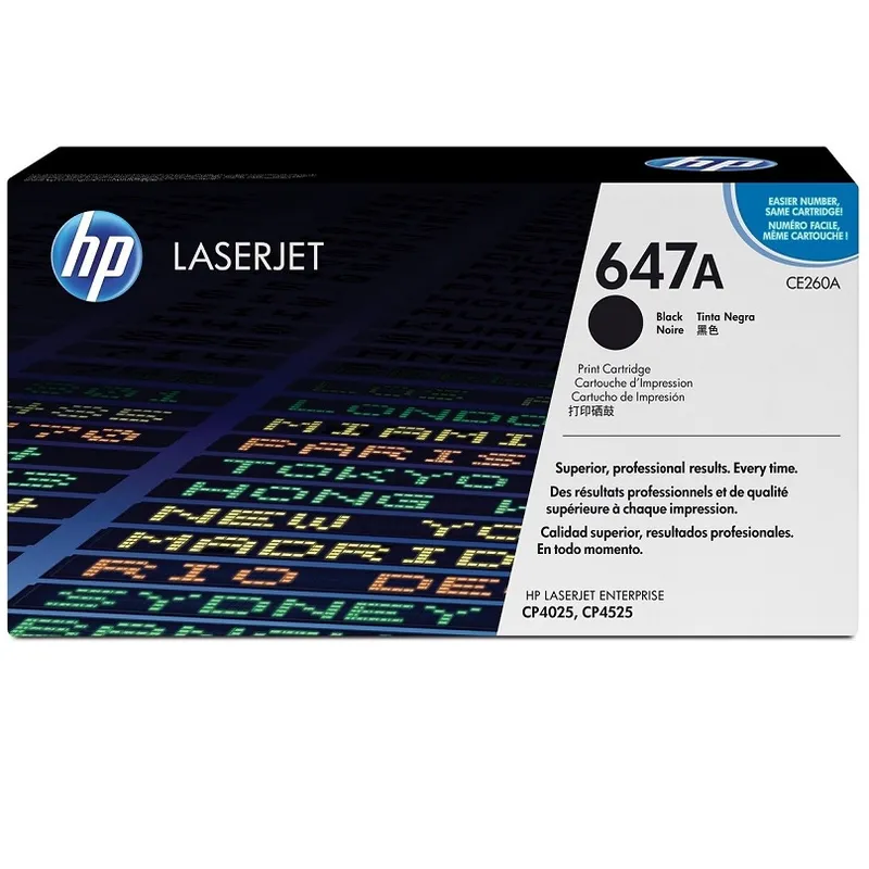 HP - Toner HP 647A Original Negro CE260A