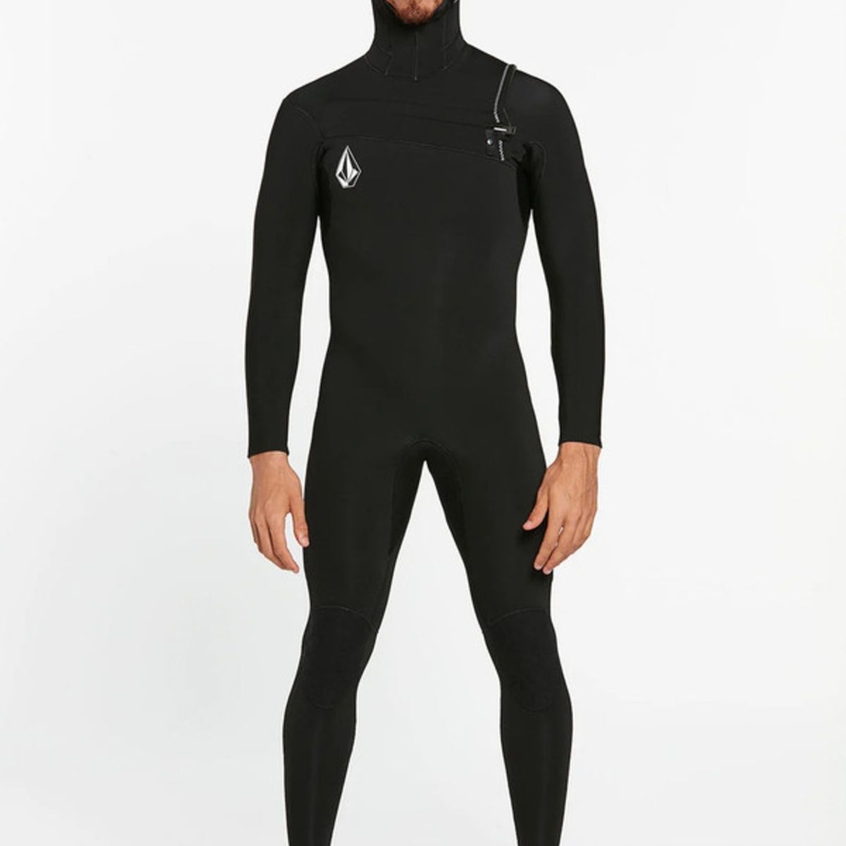 VOLCOM - Traje Agua 4/3Mm Hooded Chestzip Fullsuit Negro Hombre Volcom.