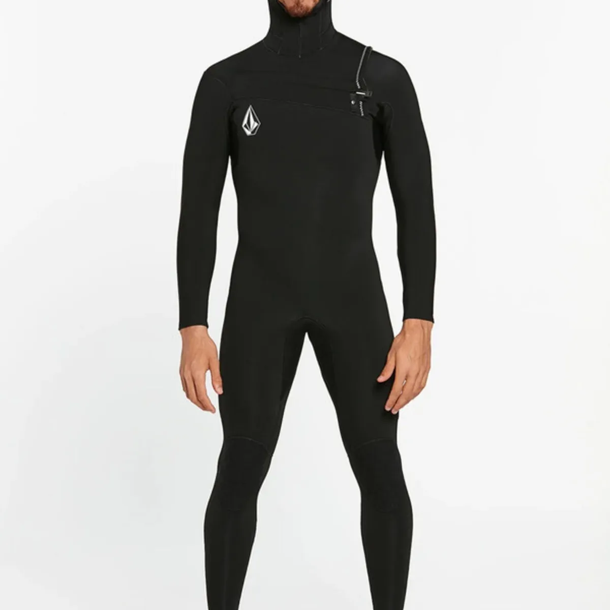 VOLCOM - Traje Agua 4/3Mm Hooded Chestzip Fullsuit Negro Hombre Volcom.