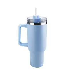 SANTU HOME & DECO - Vaso Termico Mug Cafe Termo Agua 1200 Celeste