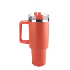 SANTU HOME & DECO - Vaso Termico Mug Cafe Termo Agua 1200 Naranja