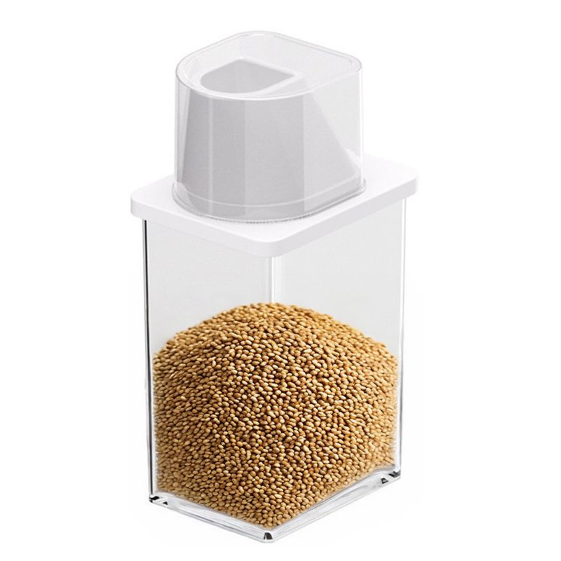 SANTU HOME & DECO - Contenedor de Alimentos Recipiente Frasco 800 ml