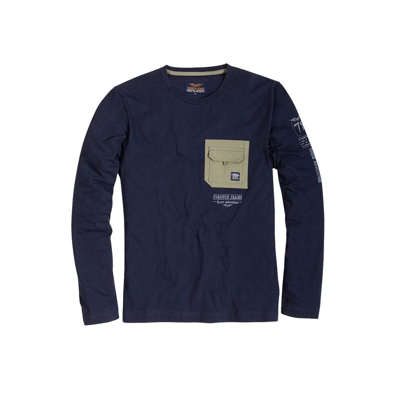 FEROUCH - Polera Montana Azul Ferouch
