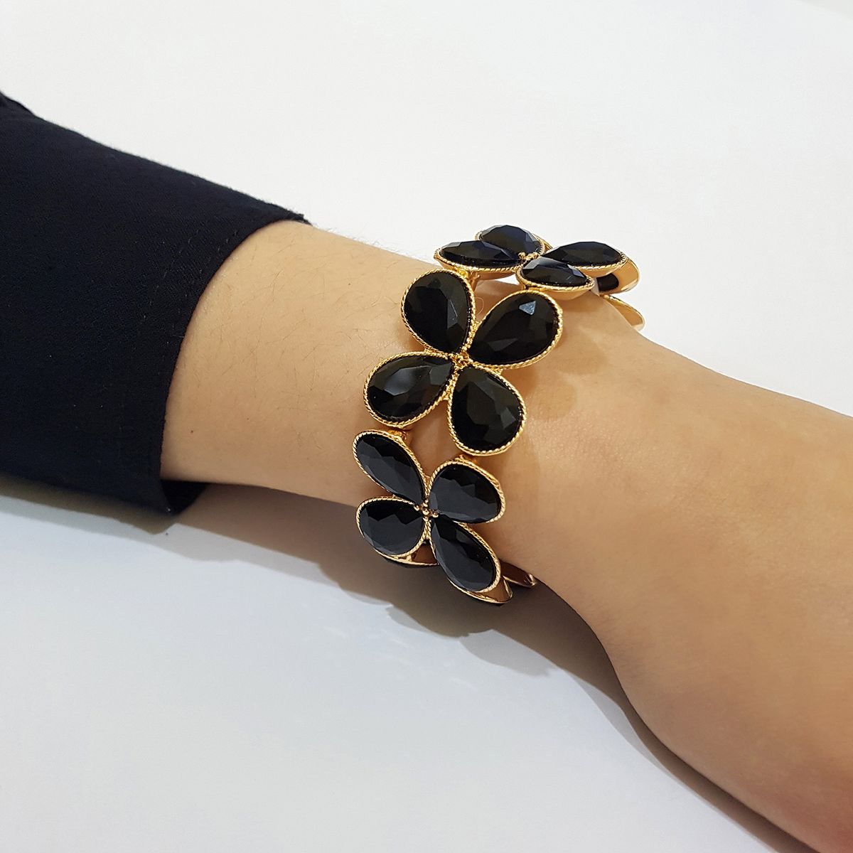 GENERICO - Brazalete  Pulsera Fantasía Para Fiesta Elasticada Mujer