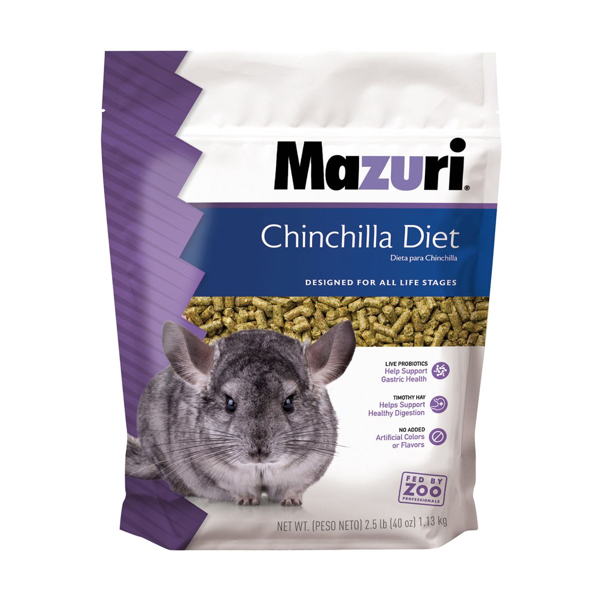 MAZURI - Mazuri Alimento Chinchilla 1.13 Kg