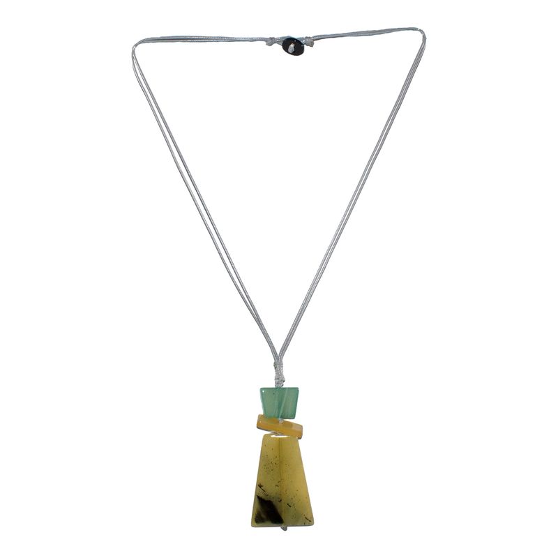 MAILEA - Collar trapecio mujer acrílico