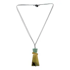 MAILEA - Collar trapecio mujer acrílico