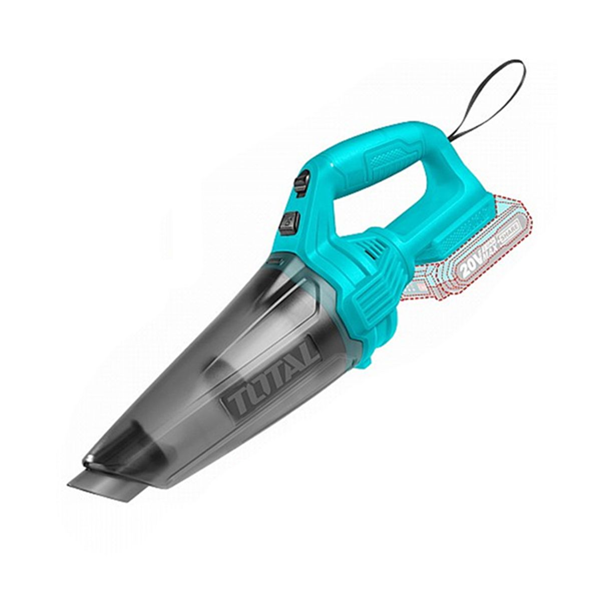 TOTAL TOOLS - Aspiradora Inalambrica 20v Bat Carg 05l Total Tvli20126