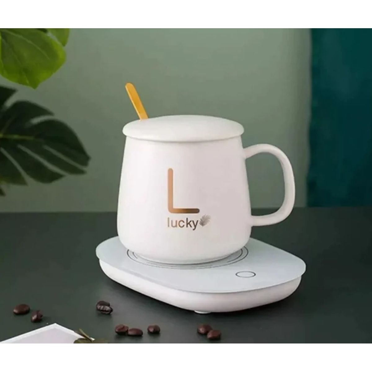 GENERICO - Taza Con Calentador muy eficiente   Café Té Leche