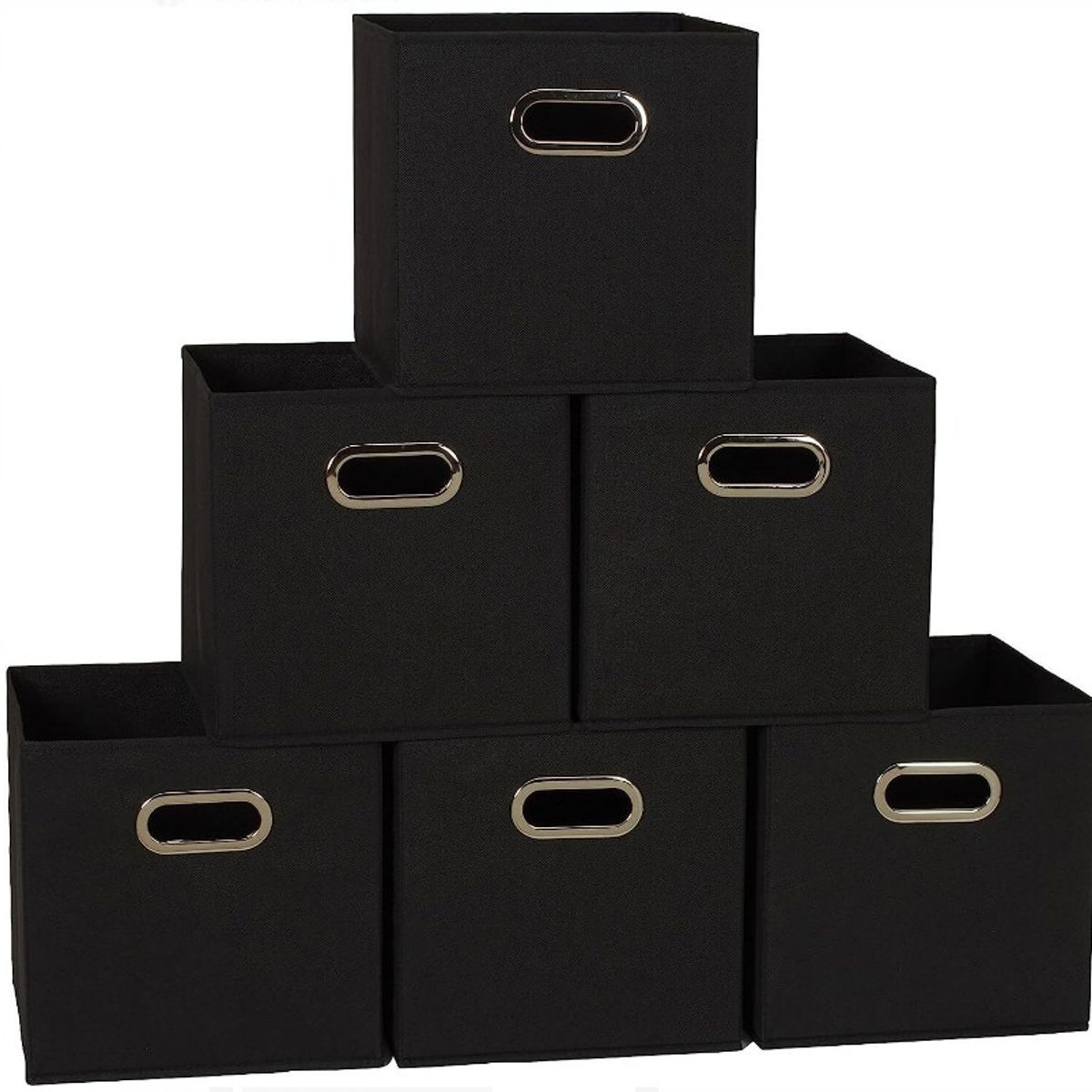 GENERICO - Pack 2 Caja Cubo Organizador De Tela Plegable