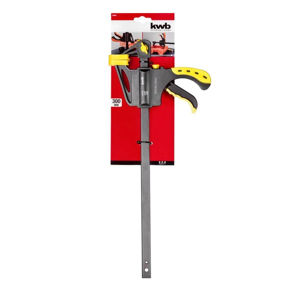 KWB - Prensa Rapida Madera Carpintero 300mm Kwb 930030