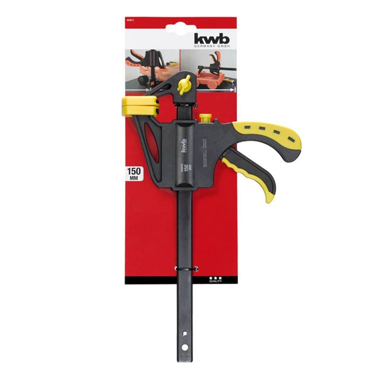 KWB - Prensa Rapida Madera Carpintero 150mm Kwb 930015