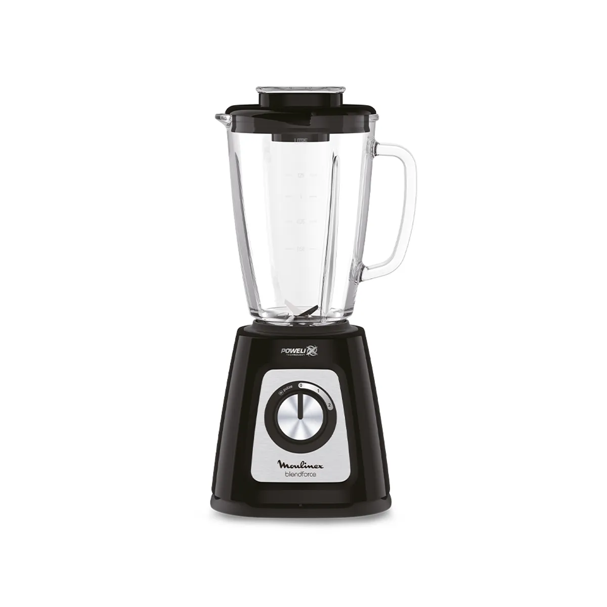MOULINEX - Licuadora Blendforce Negra 2V + Pulse 800W