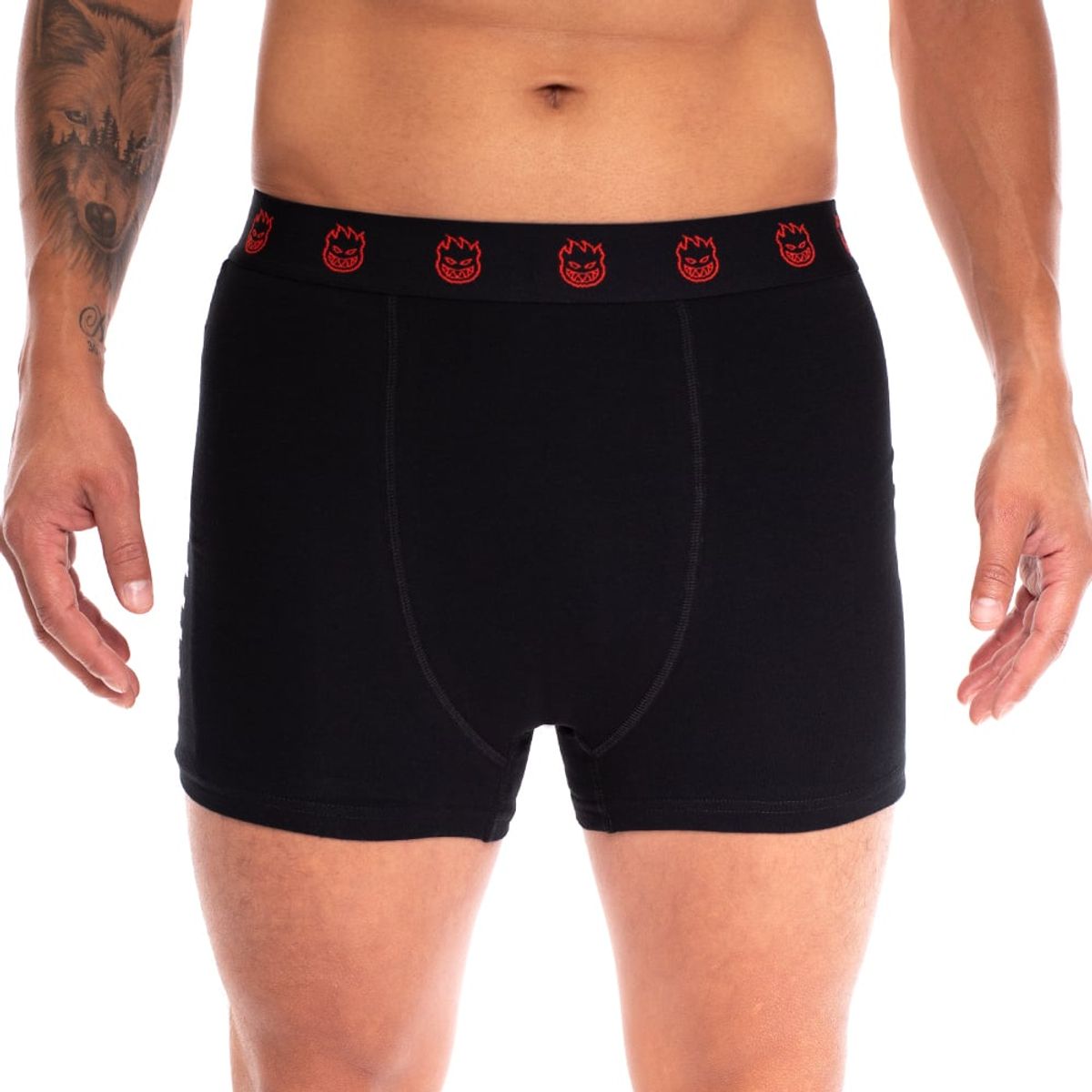 SPITFIRE - Pack 2 Boxer Juvenil Classic Rojo Negro Spitfire