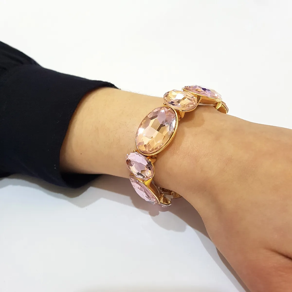 GENERICO - Brazalete  Pulsera Fantasía Para Fiesta Elasticada Bela