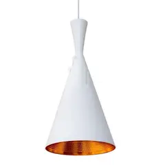 GENERICO - Lampara Colgante Diseño Tom Dixon Modelo Vienna Blanca