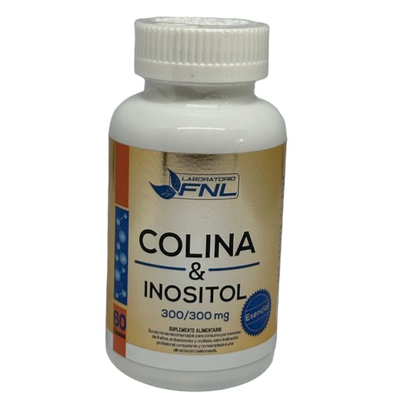 FNL - Colina Inositol 300/300mg 60 Capsulas.