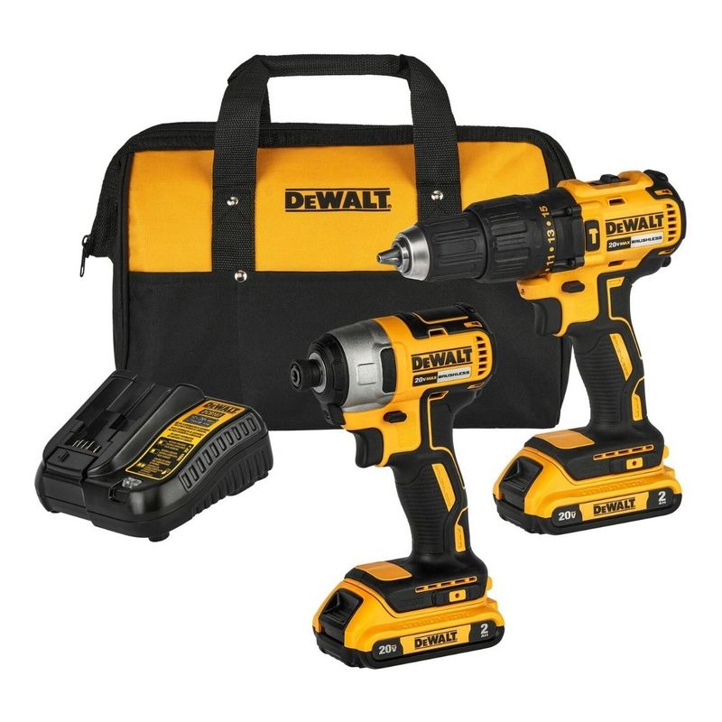 DEWALT - Kit Taladro Percutor Y Atornillador de impacto 20v Dewalt