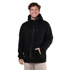 LENGA - Polerón Capucha Y Cierre con Interior Polar Sherpa Puelo