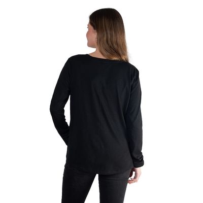 Imagen 2 del producto Polera Mujer Escote V Manga Larga Sustentable Maqui