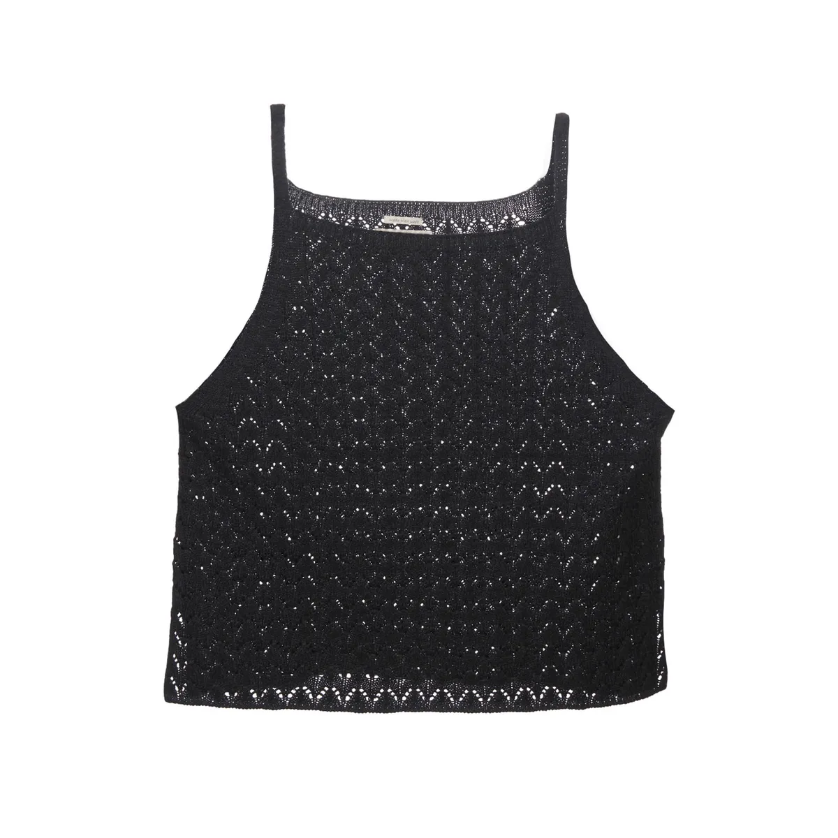 ROCKFORD - Polera Algodón Orgánico Blas Negro Mujer ROCKFORD