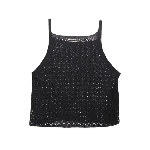 ROCKFORD - Polera Algodón Orgánico Blas Negro Mujer