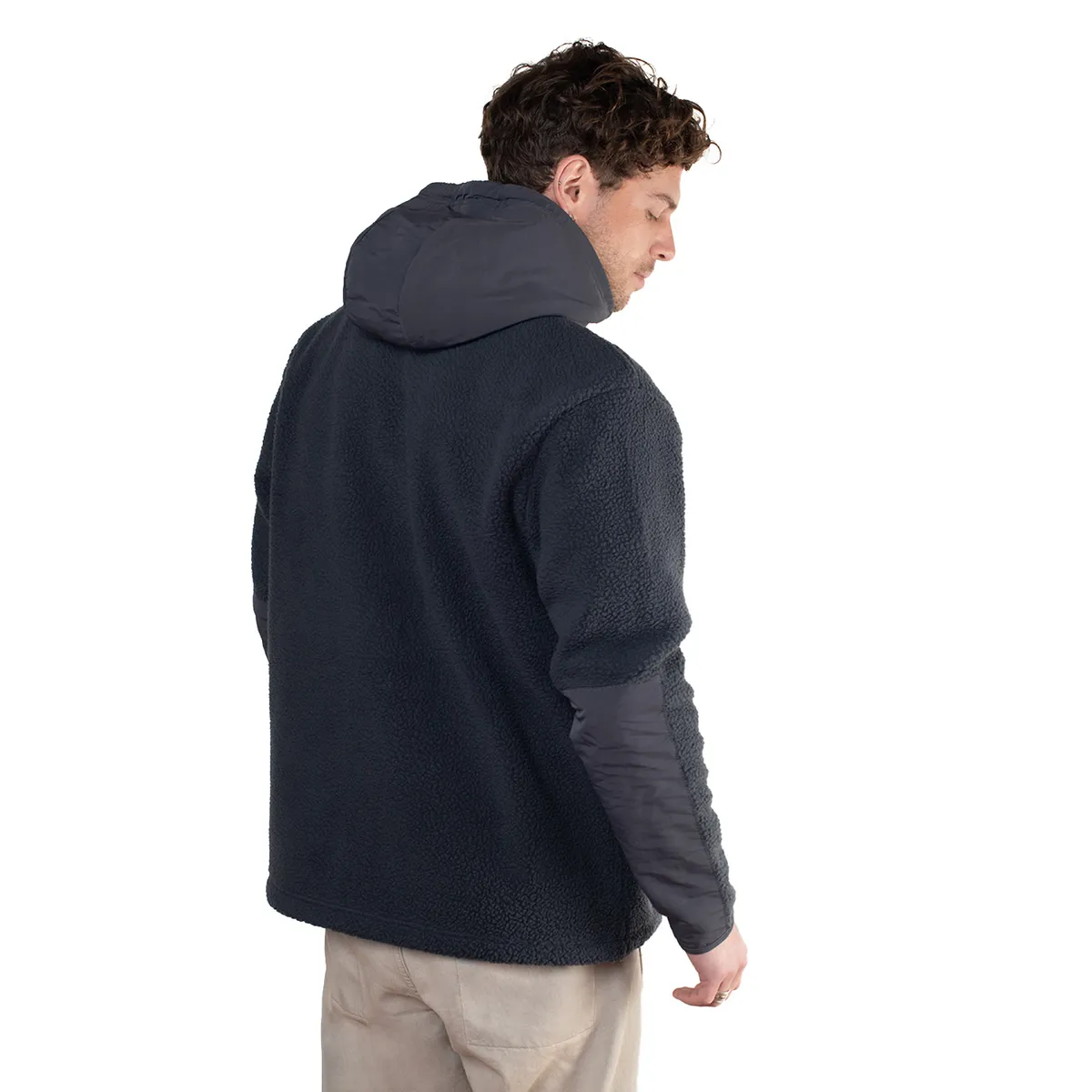 LENGA - Polar Sherpa Con Capucha Y Cierre Ykk Corcovado Lenga