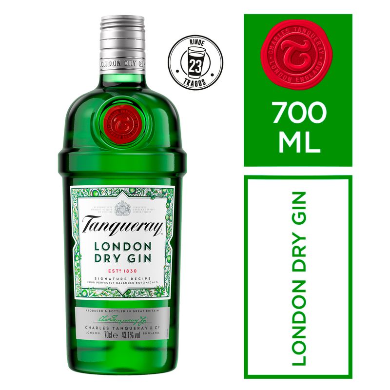 TANQUERAY - Gin Tanqueray 43° 700cc