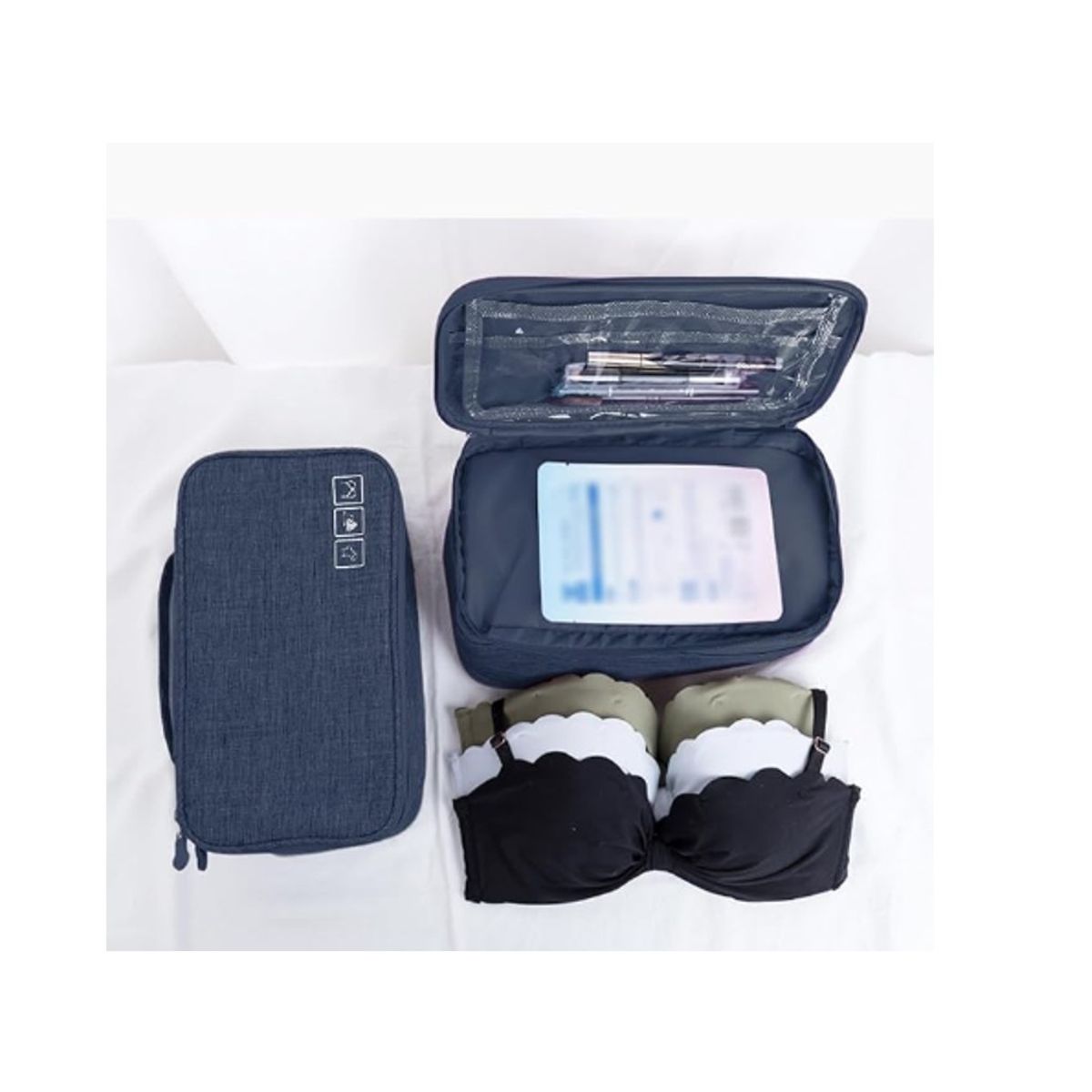 GENERICO - Bolso Organizador de Ropa interior Calcetines Azul