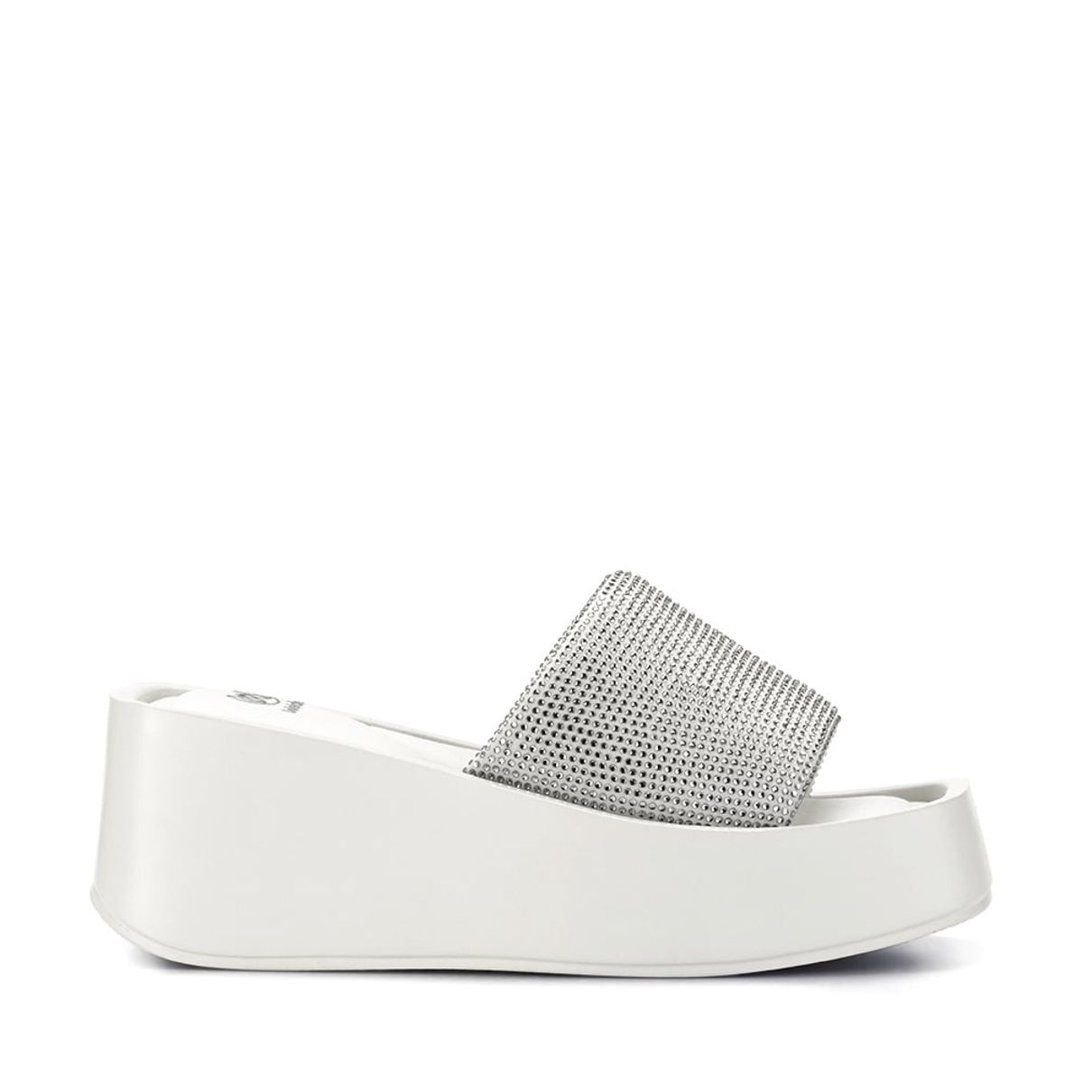 WEIDE - Sandalia Plataforma Blanco Casual YJ31 Weide