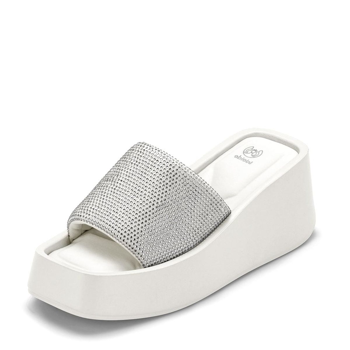 WEIDE - Sandalia Plataforma Blanco Casual YJ31 Weide