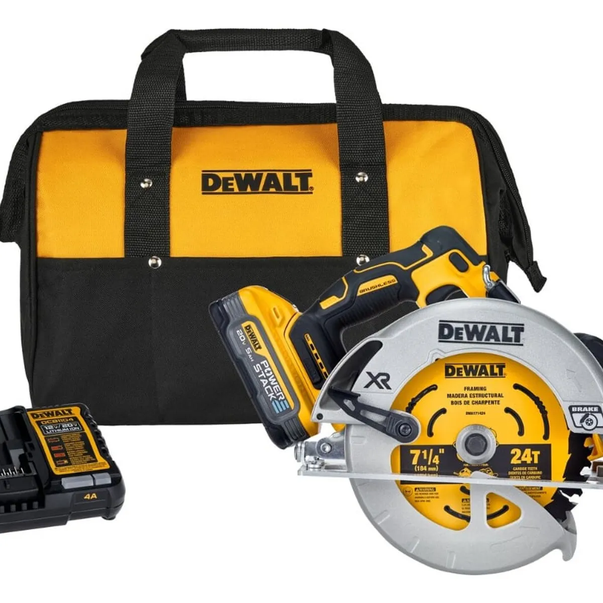 DEWALT - Sierra Circular 7-1/4 20v XR 1 Bat 5ah Dewalt DCS570H1
