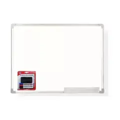 GENERICO - Pizarra Acrílica Blanca 80x120+ Set 3 Plumones Y Borrador
