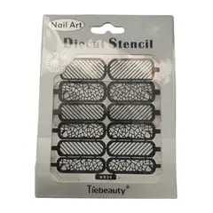 GENERICO - 10 Un. Plantillas Rayas - Flores - S24