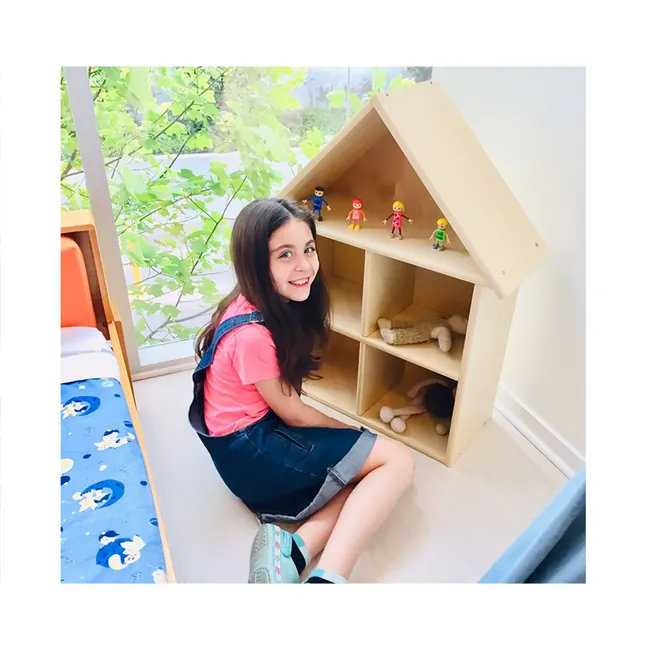 GROWME - CASA MADERA - estante al piso en Plywood de Abedul