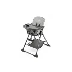 KINDERKRAFT - Silla de comer plegable FOLDEE Gris