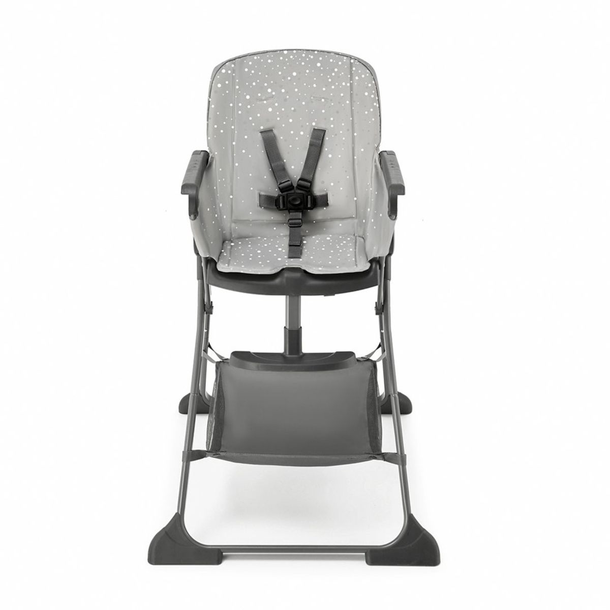 KINDERKRAFT - Silla de comer plegable FOLDEE Gris KINDERKRAFT