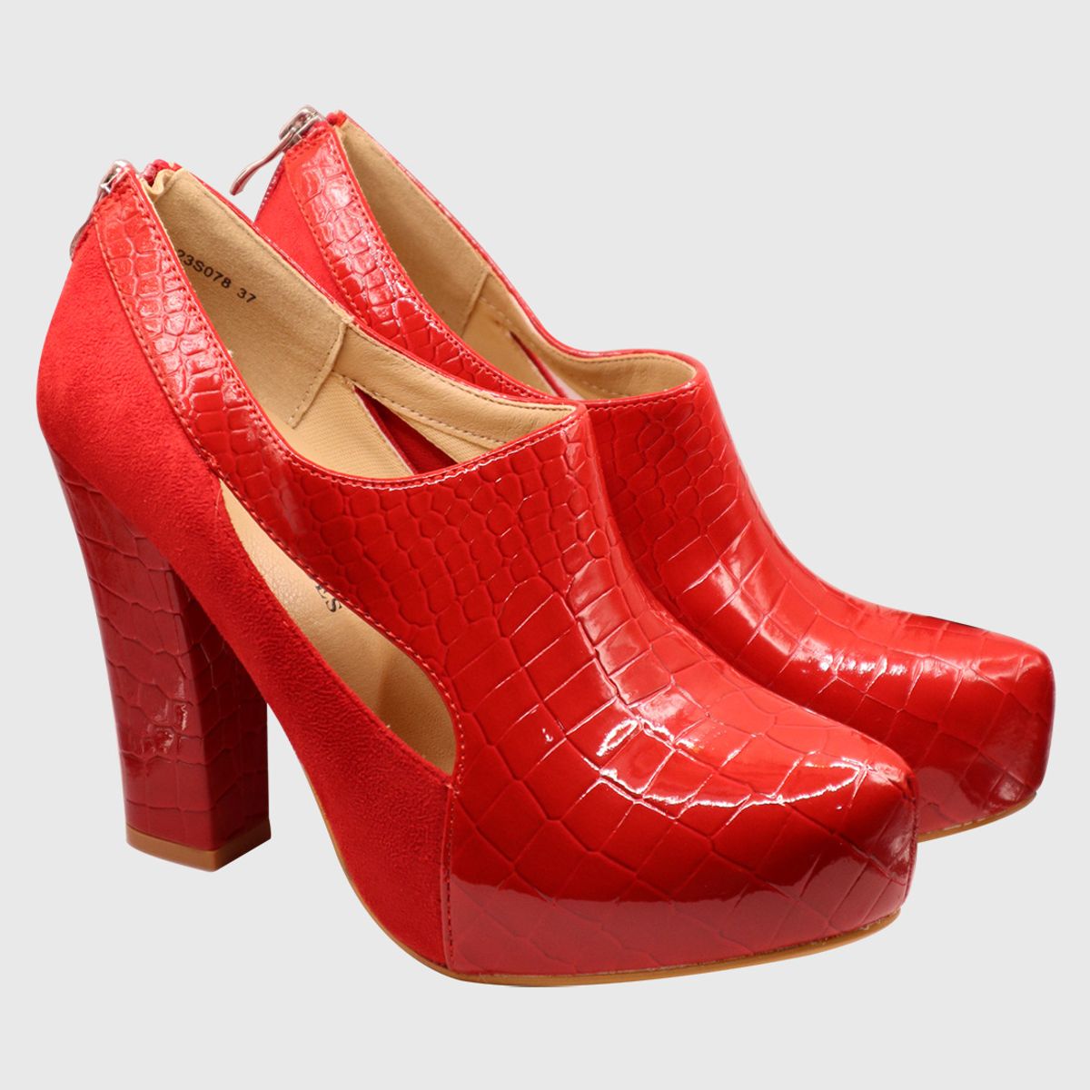 DINASTELLA - Zapato Taco Who Rojo