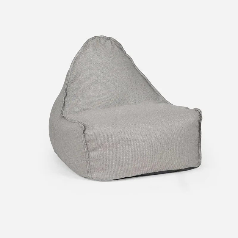 ROSEN - Asiento Tipo Pera de Terraza Barlovento Tela Gris