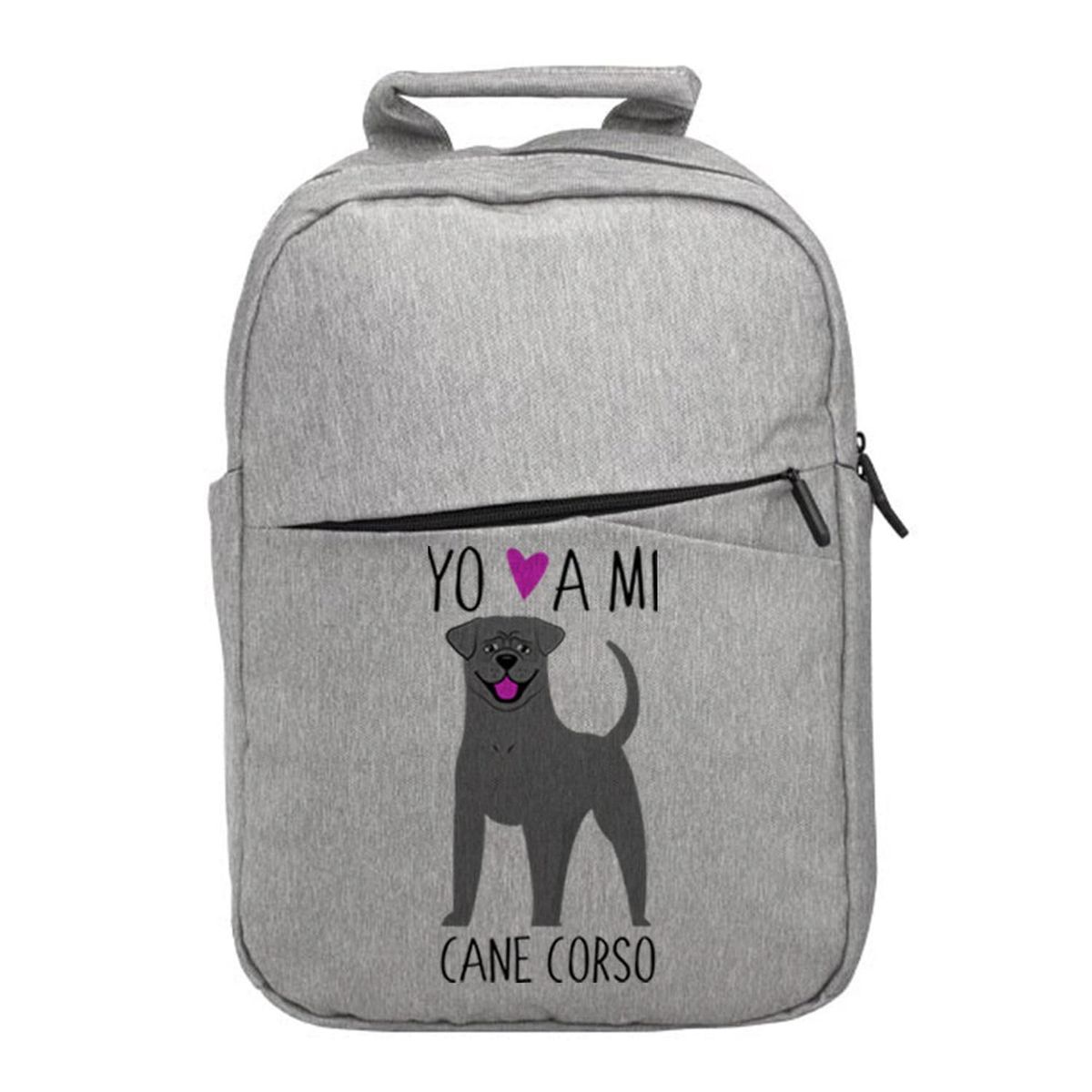 PETFY - Mochila Alaska - Cane Corso - Gris - Talla única.