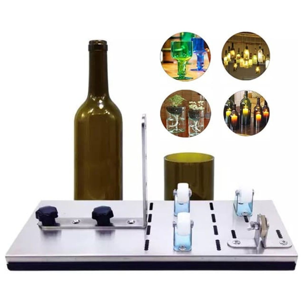 GENERICO - Kit Cortador De Botella De Vidrio Bricolaje Artesanía Reciclaje