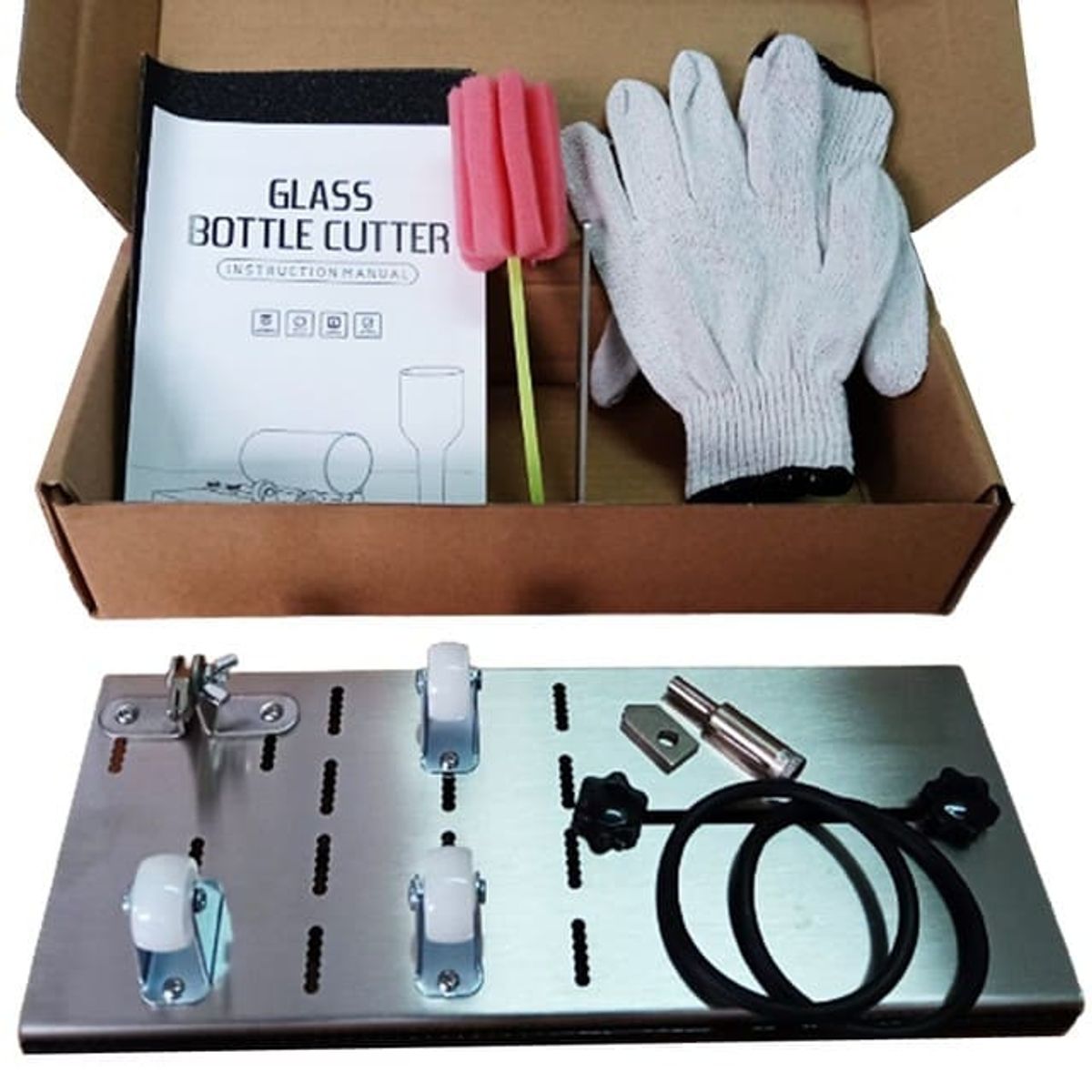 GENERICO - Kit Cortador De Botella De Vidrio Bricolaje Artesanía Reciclaje
