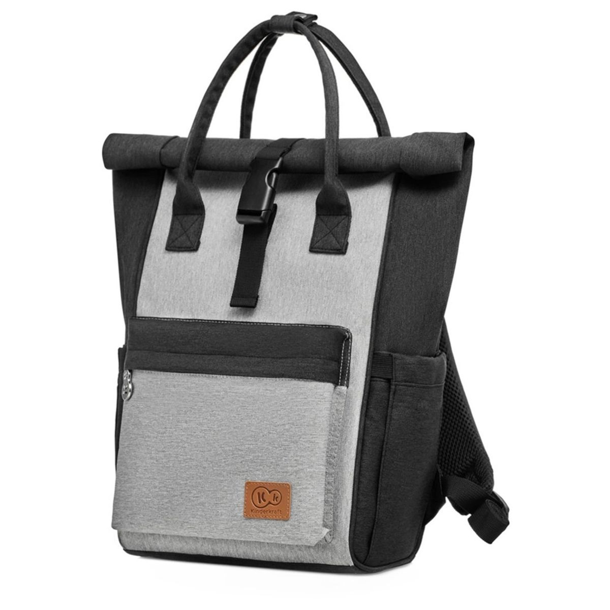 KINDERKRAFT - Mochila para coche de bebe MOONPACK Gris KINDERKRAFT