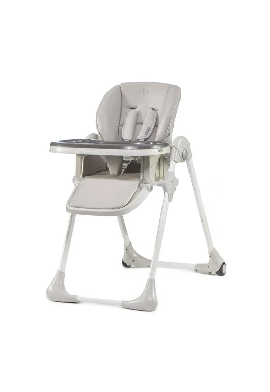 Silla de comer plegable YUMMY Gris Gris claro