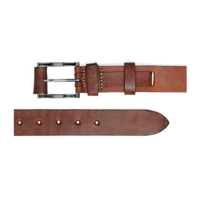 CARDINALE - Cinturon De Cuero Hombre-0775-Cafe1 Cardinale