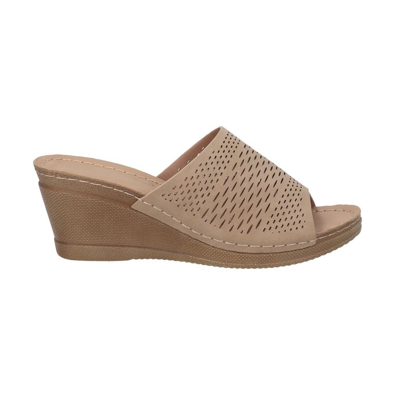 Zueco Mujer Camel Daniela 2