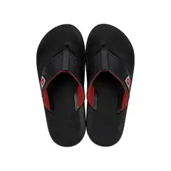 CARTAGO - Sandalia Hombre Negro/Rojo Siena