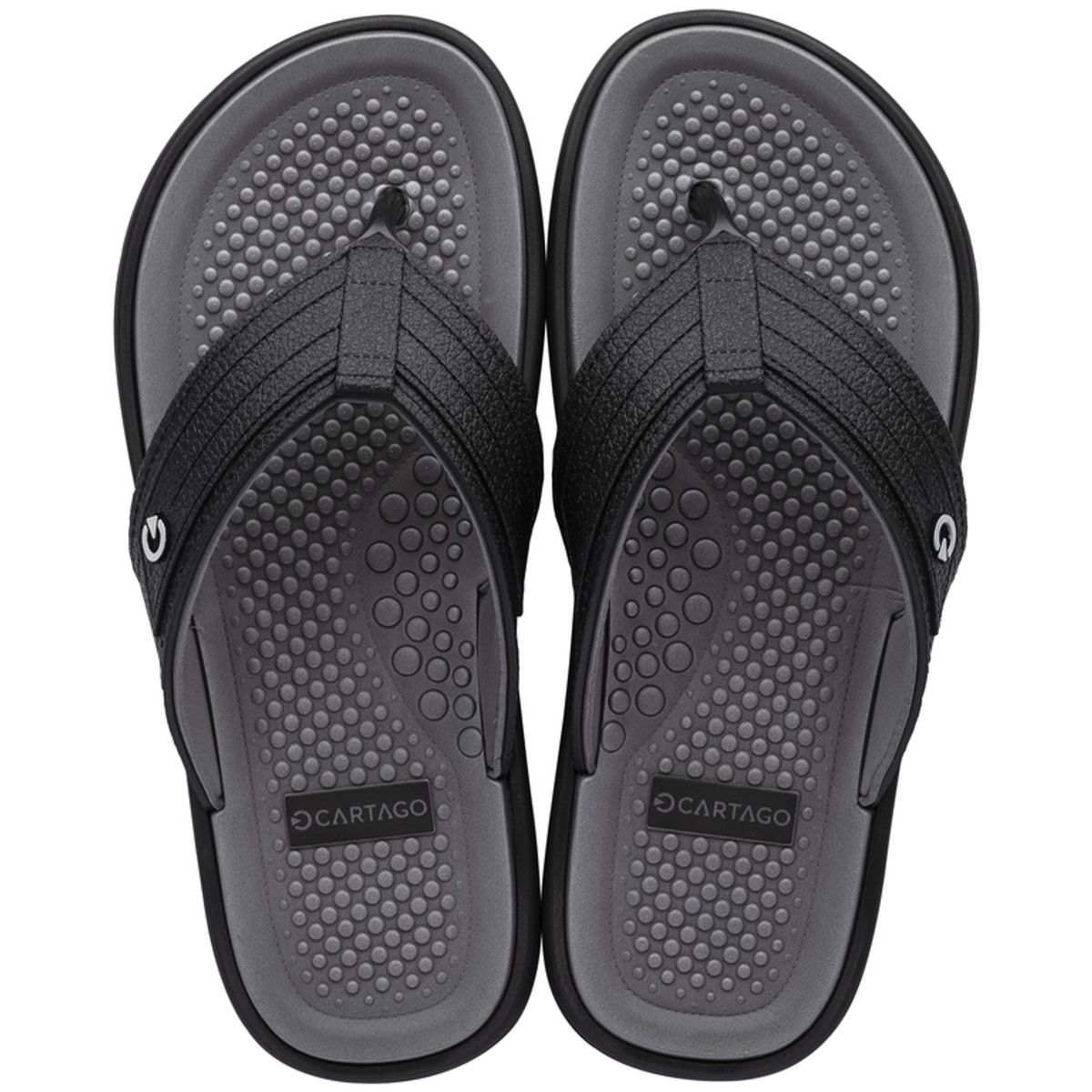 CARTAGO - Sandalia Hombre Negro Veneto Cartago