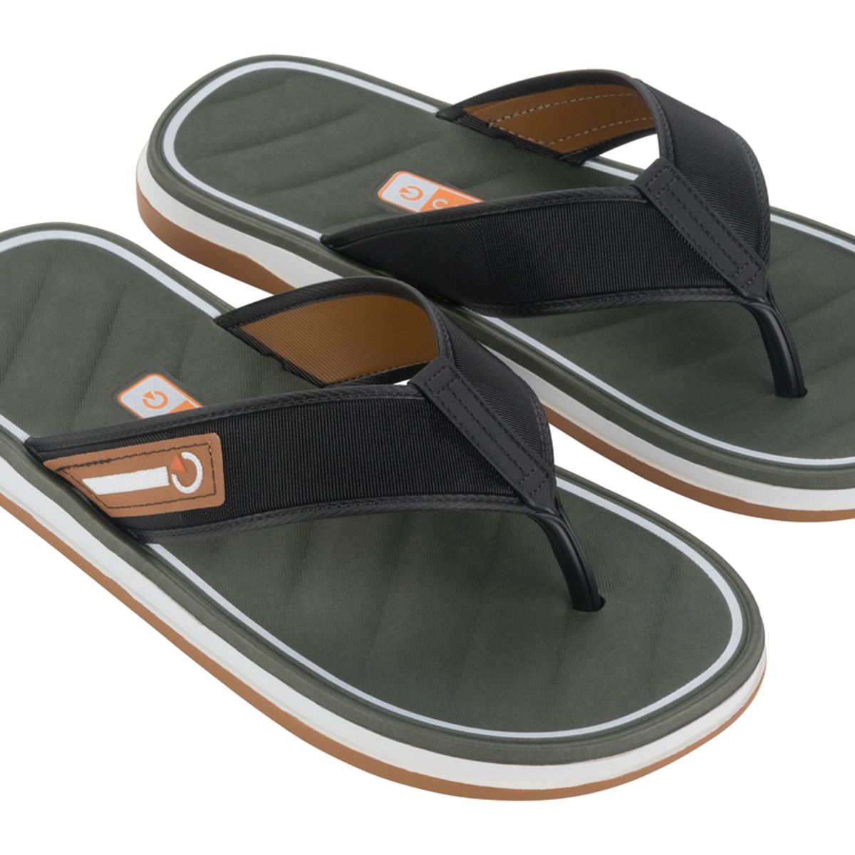 CARTAGO - Sandalia Hombre Blanco/Verde Malaga Cartago